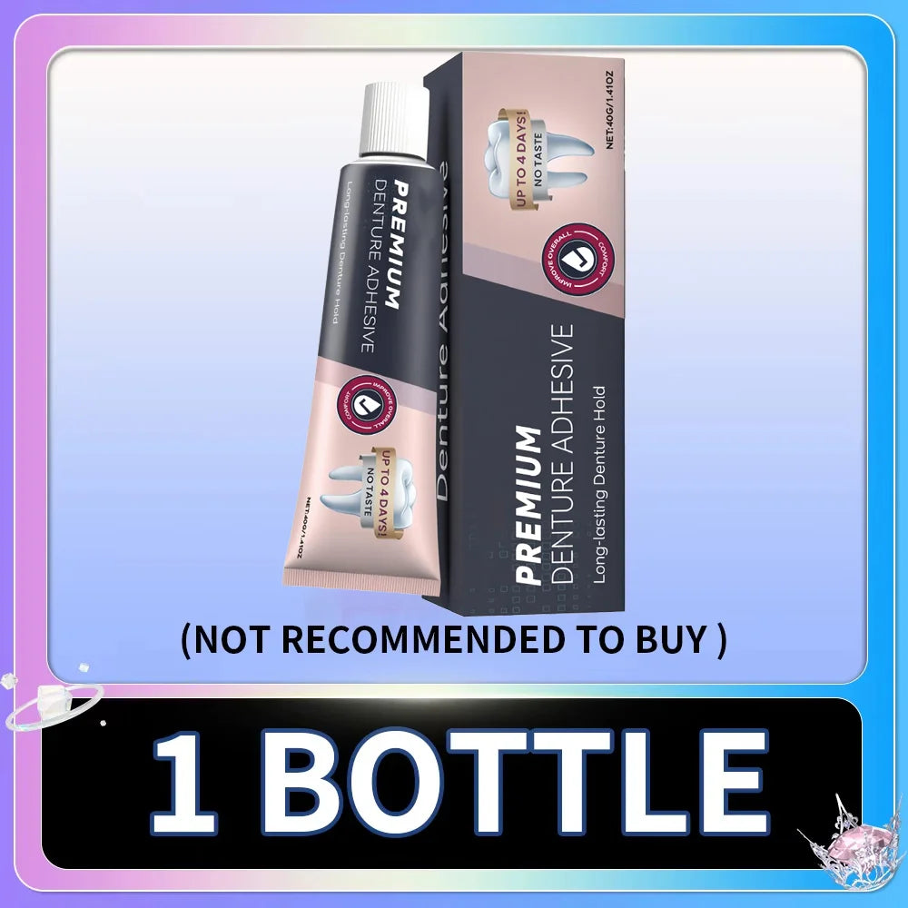 Waterproof Zinc-Free Denture Adhesive for All-Day Strong Hold - 11
