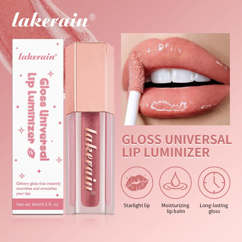 Moisturizing Shimmer Lip Gloss for Plump Hydrated Lips