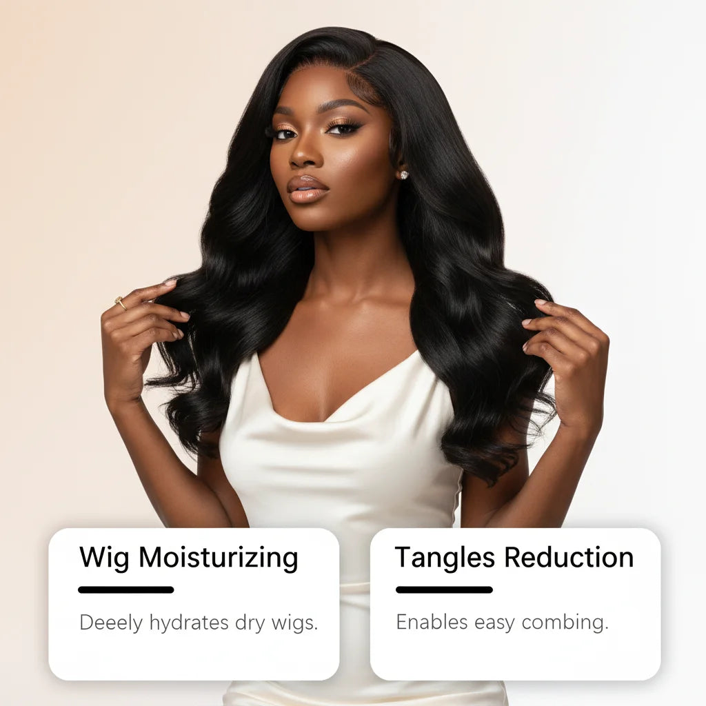 3-in-1 Rose Wig Conditioning and Detangling Spray