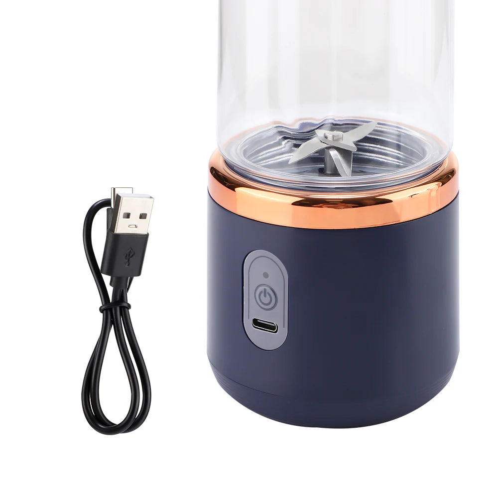 Portable Wireless Electric Fruit Blender and Juicer Cup