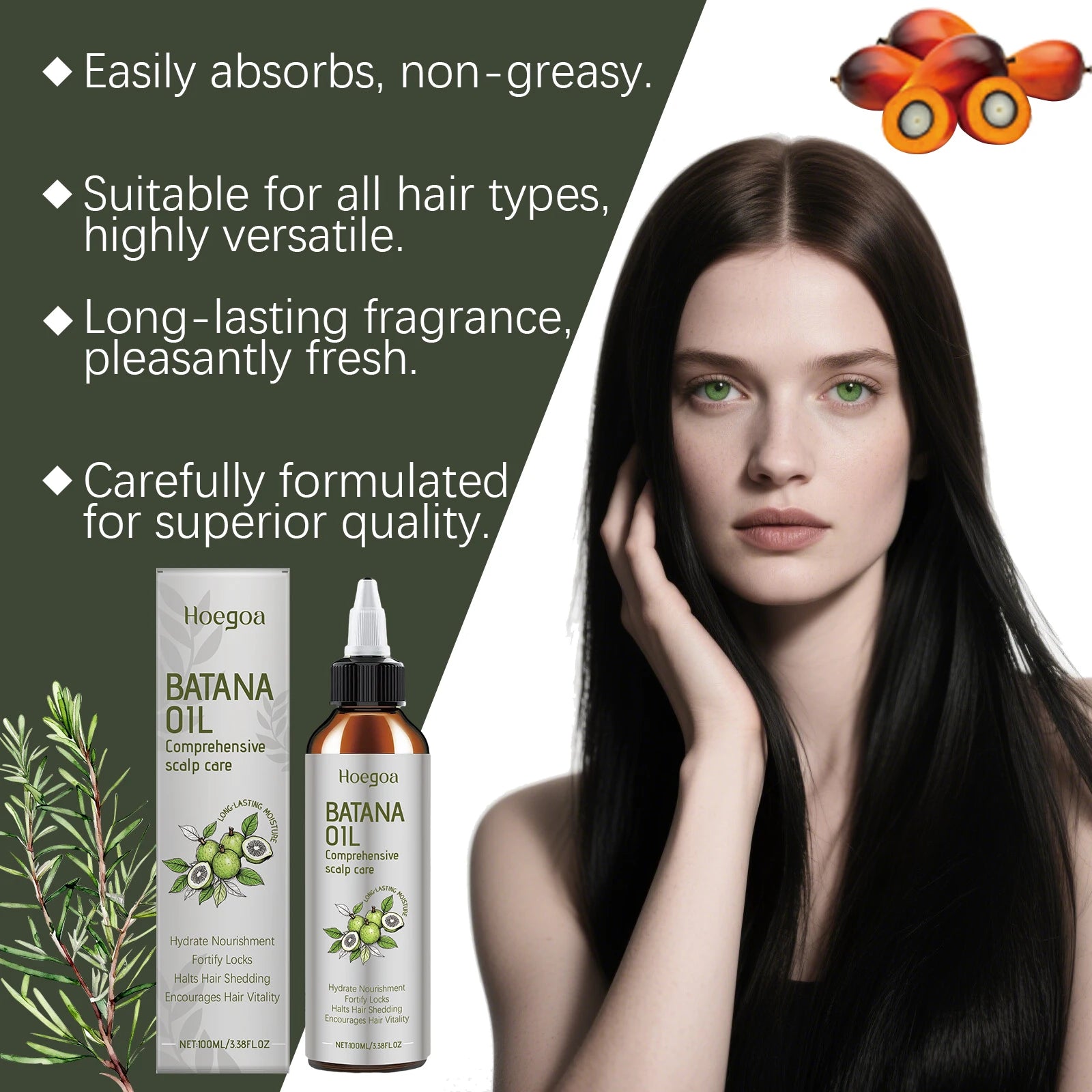 Batana Oil Nourishing Scalp and Hair Repair Serum - 11
