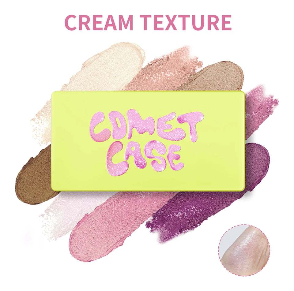 8-Color Cream Highlighter and Contouring Palette - 19