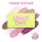 8-Color Cream Highlighter and Blush Makeup Palette