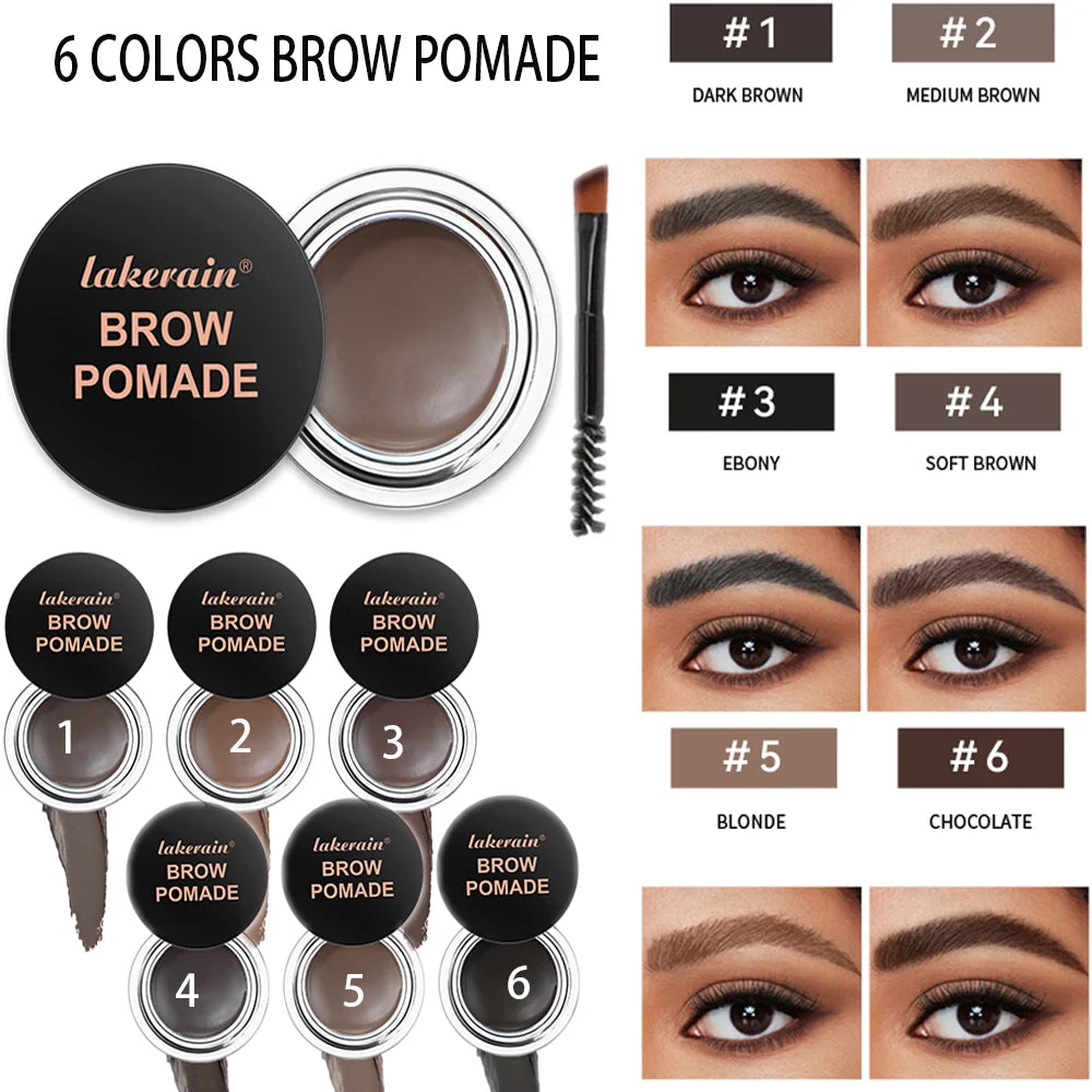 Waterproof Smudge-Proof Eyebrow Pomade Styling Cream