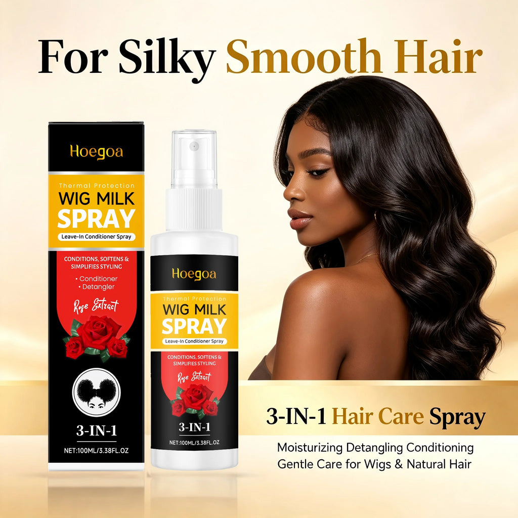 3-in-1 Rose Wig Conditioning and Detangling Spray