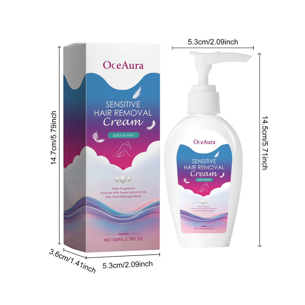 Painless Gentle Hair Removal Cream for Men and Women