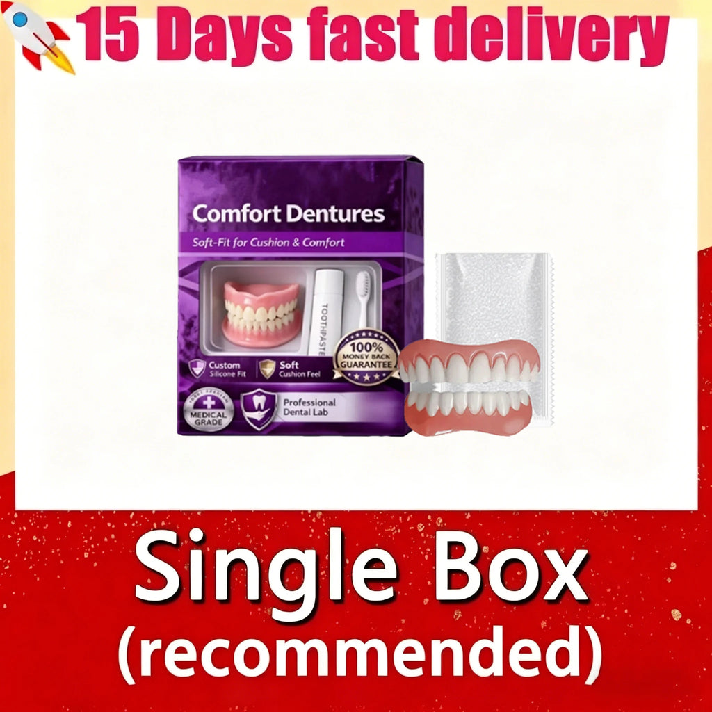 Instant Cosmetic Smile Teeth Whitening Veneers Upper and Lower Set