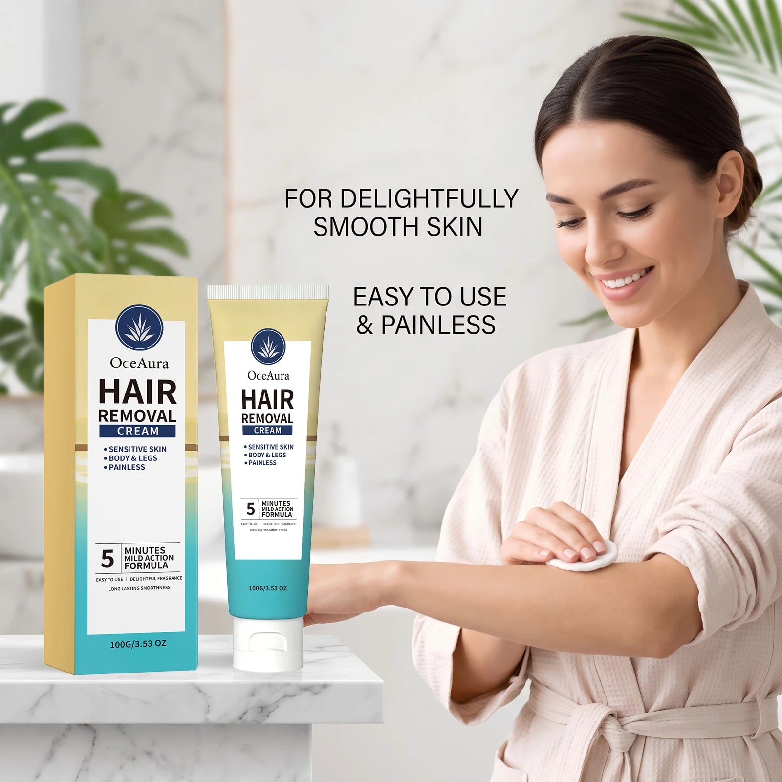 Painless Hair Removal Cream for Body and Sensitive Skin - 6