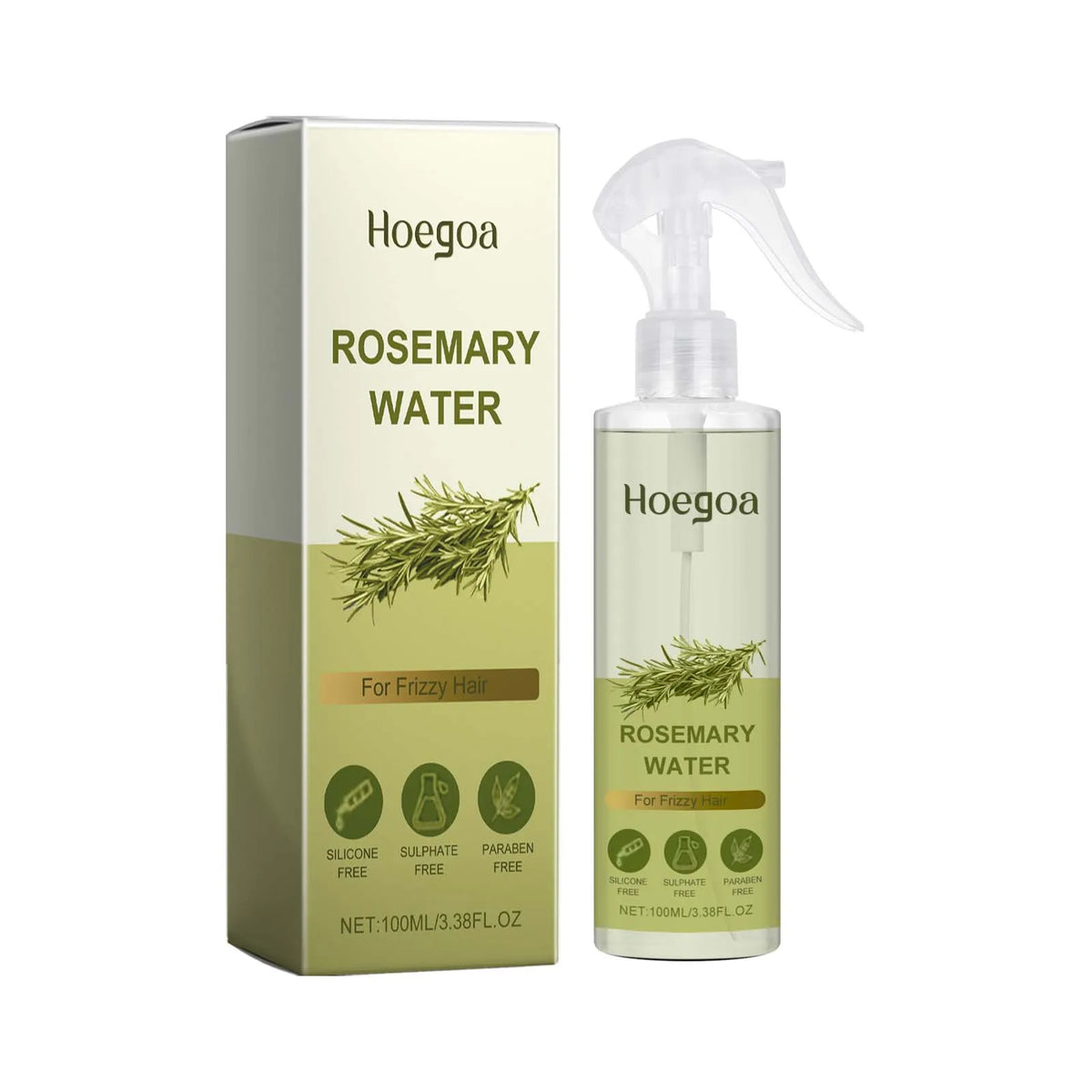 Rosemary Strengthening Hair Care Spray for Frizz and Oil Control