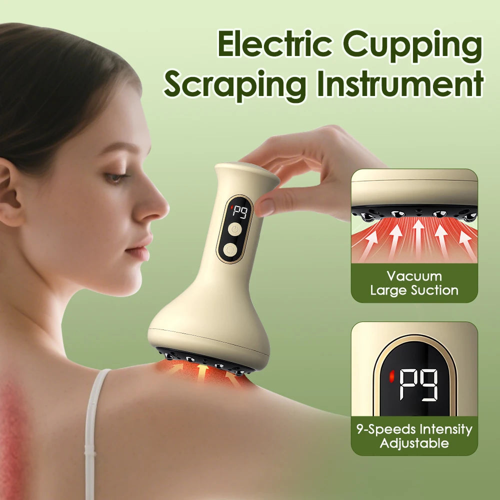 Electric Cordless Body Massager for Hot Compress and Cupping Therapy - 7