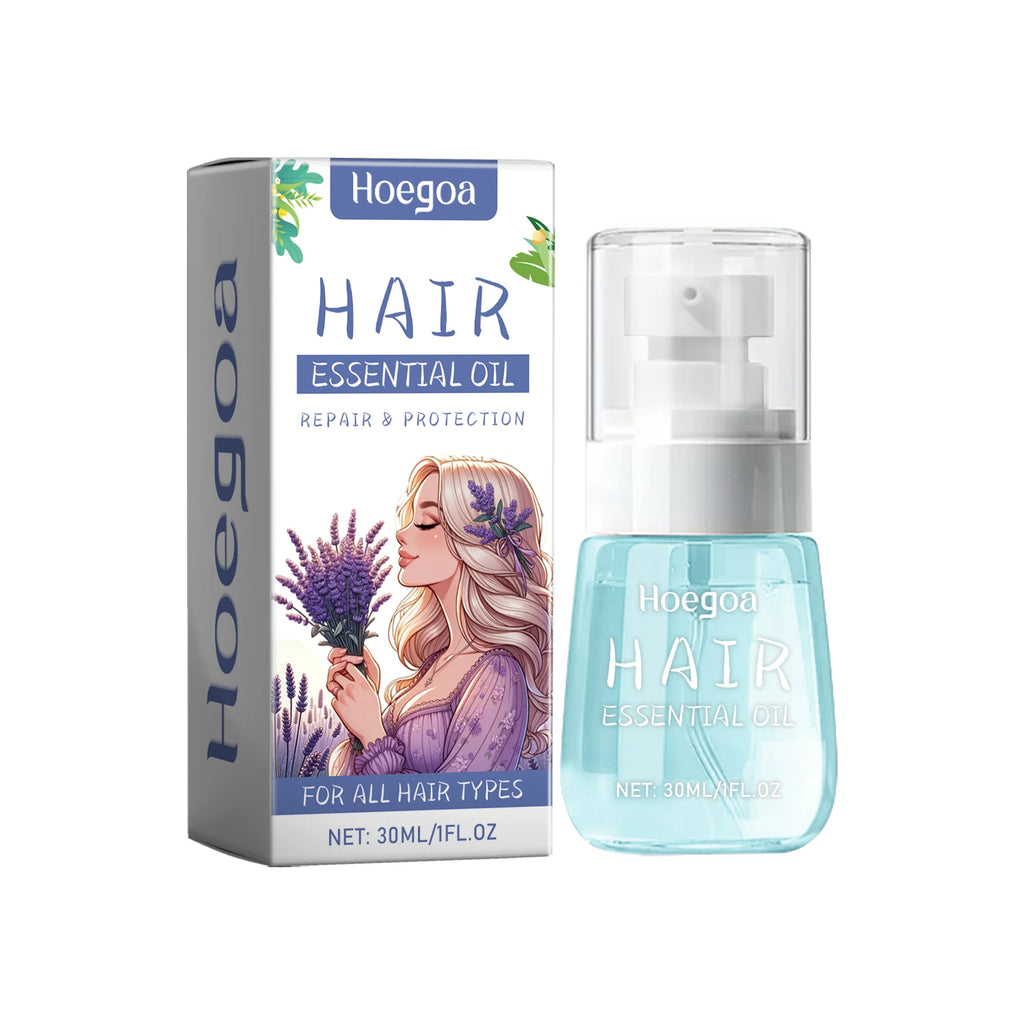 Lavender Anti-Frizz Hair Repair Oil for Dry Damaged Hair