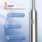 Rechargeable Acoustic Electric Toothbrush with 4 Replacement Heads