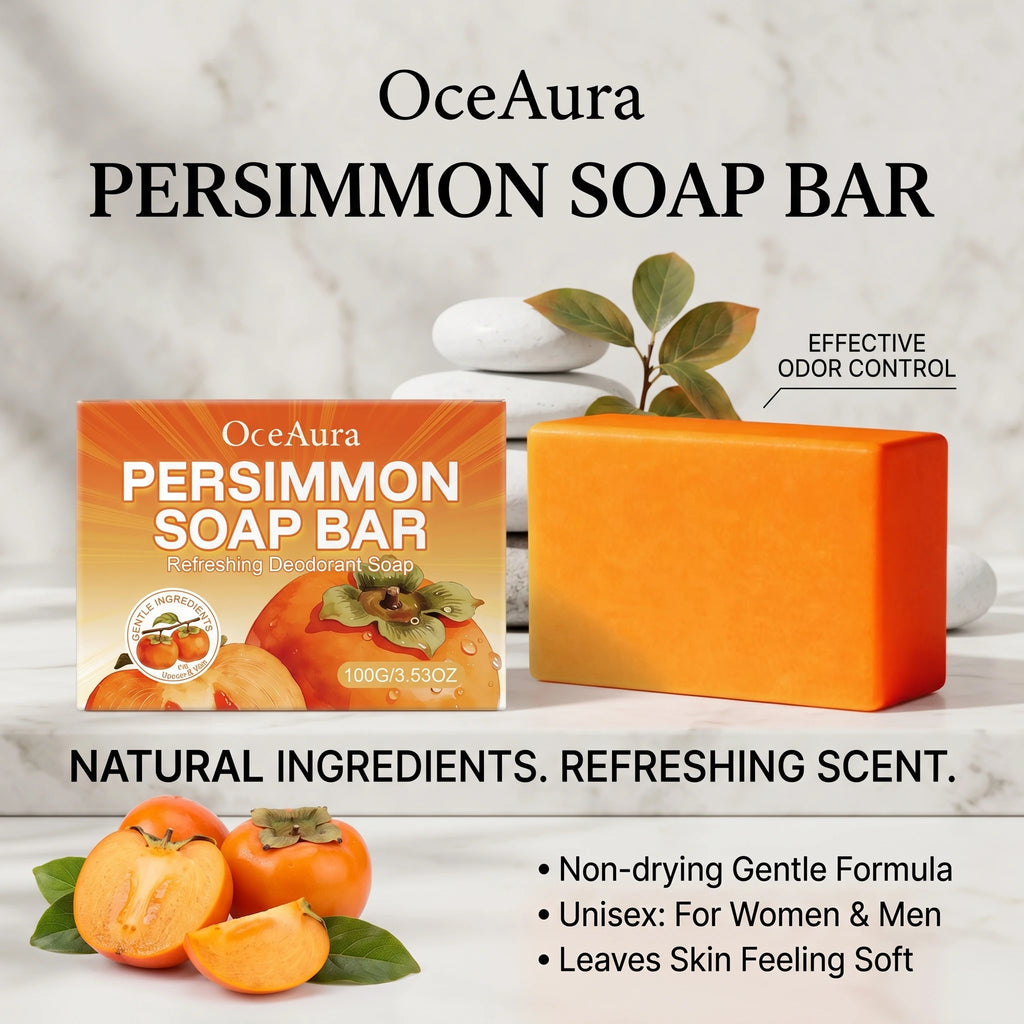 Natural Persimmon Extract Deodorizing Body Soap Bar