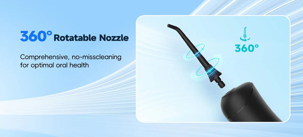 Portable Cordless Water Flosser for Teeth and Braces
