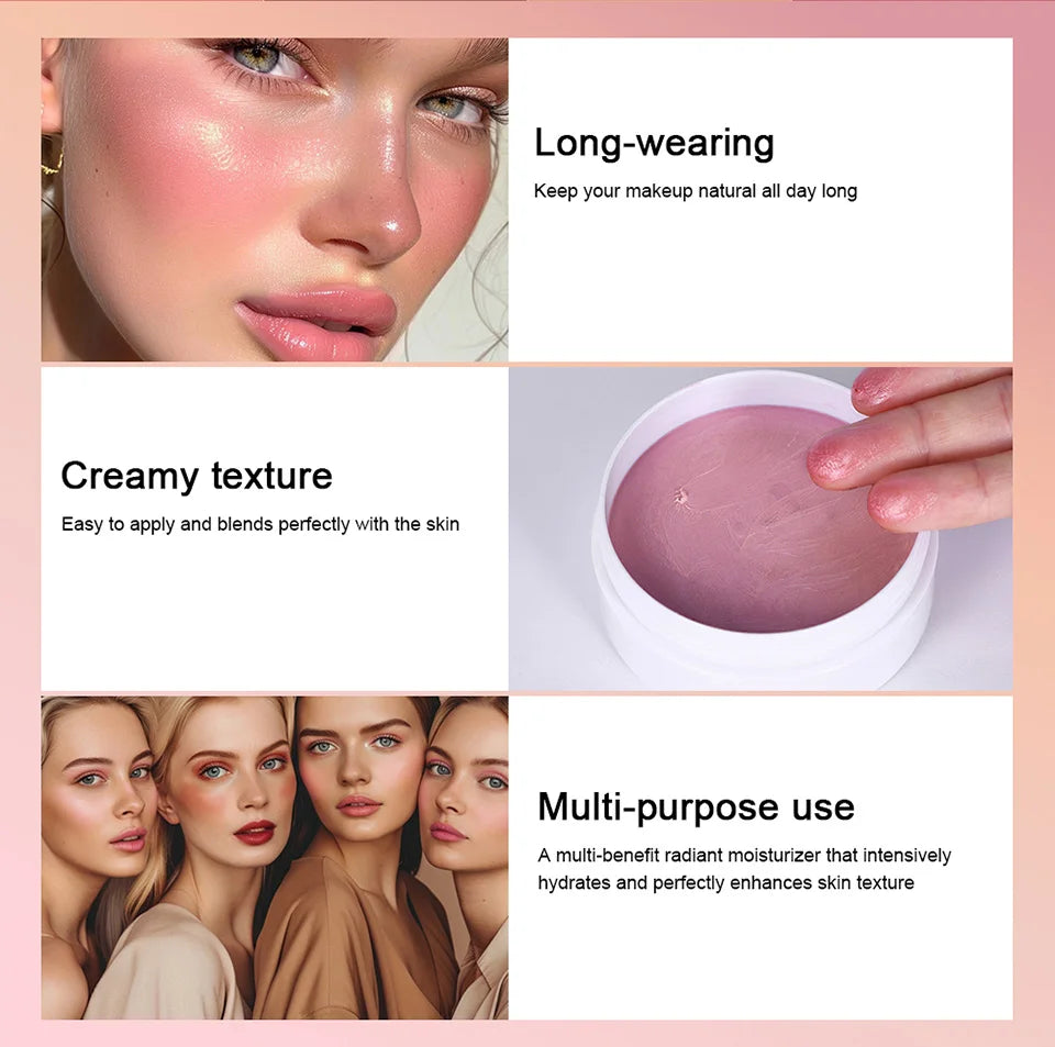 Multi-Purpose Cream Blush and Tint for Cheeks and Lips - 9