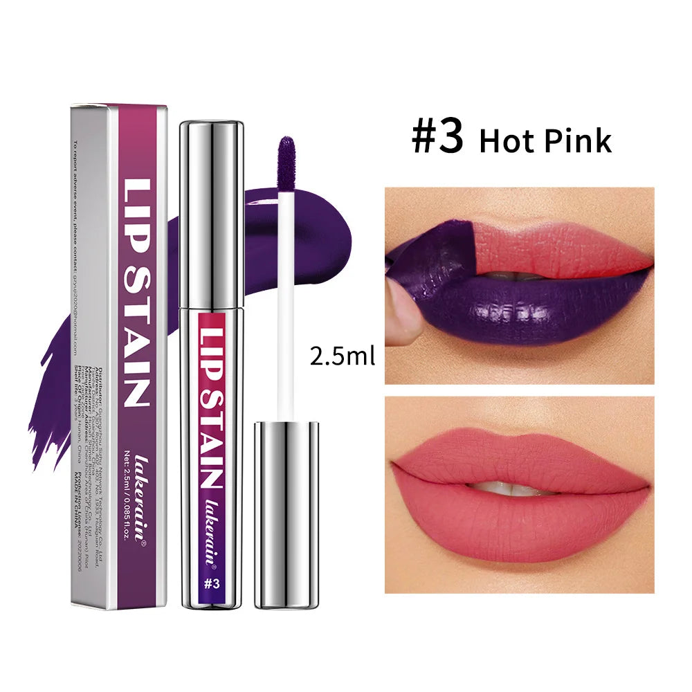 Waterproof Peel-Off Lip Stain Matte Tint - 19