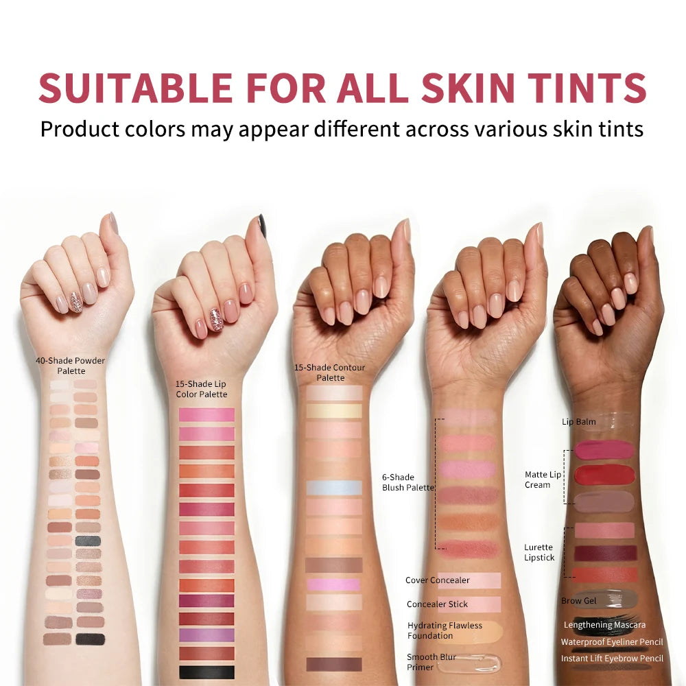 All-in-One Full Face Makeup Cosmetic Kit for Beginners - 22