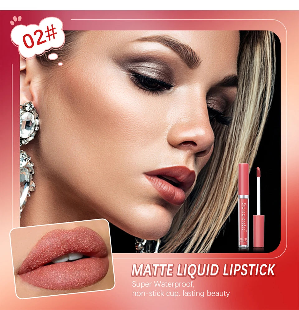 Waterproof Matte Liquid Lipstick