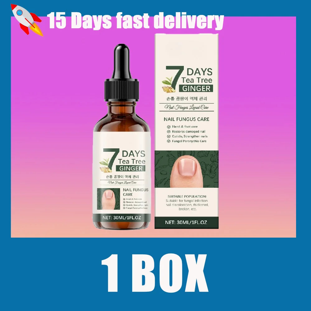 7-Day Tea Tree & Ginger Nail Repair & Fungal Care Solution