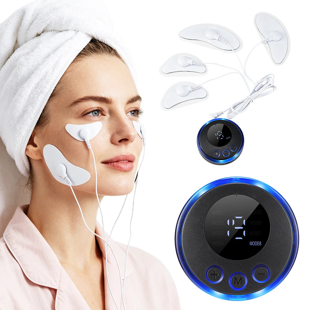 Electric Facial and Eye Massage Device with 8 Modes - 7