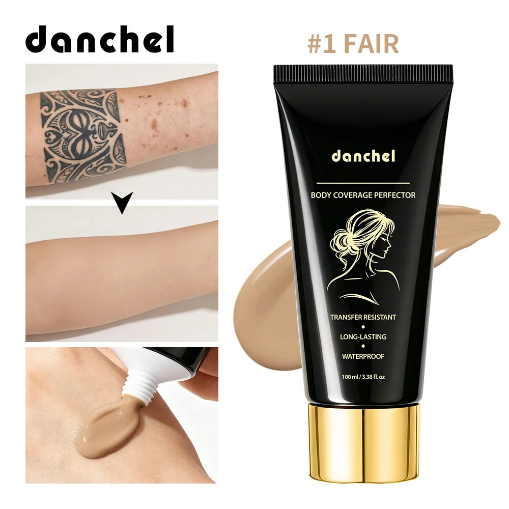 Waterproof Full Coverage Body Concealer for Tattoos and Scars - 1