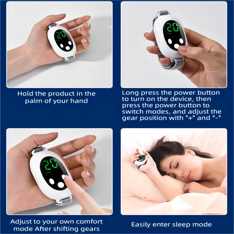 Microcurrent Handheld Sleep Aid Device for Anxiety and Insomnia