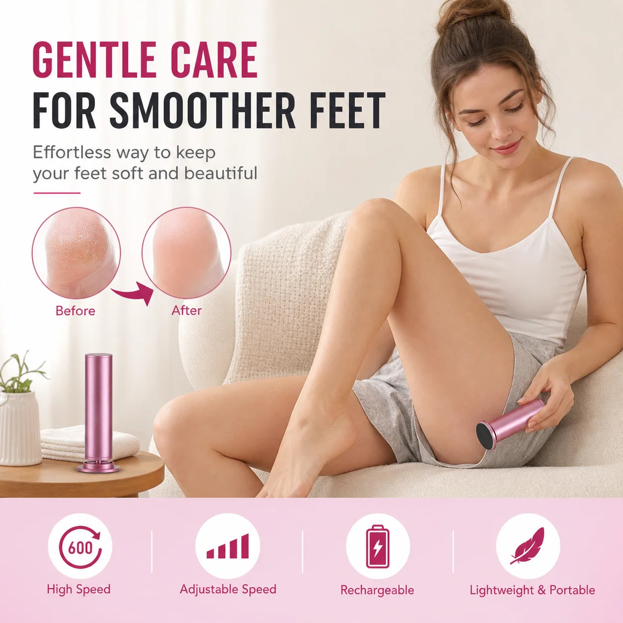Electric Callus Remover for Smooth Heels - 7