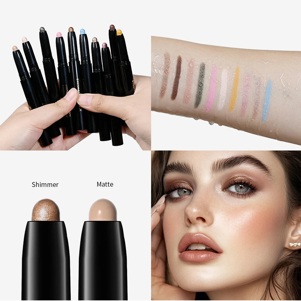 Longwear Waterproof Crease-Proof Eyeshadow Pencil Stick