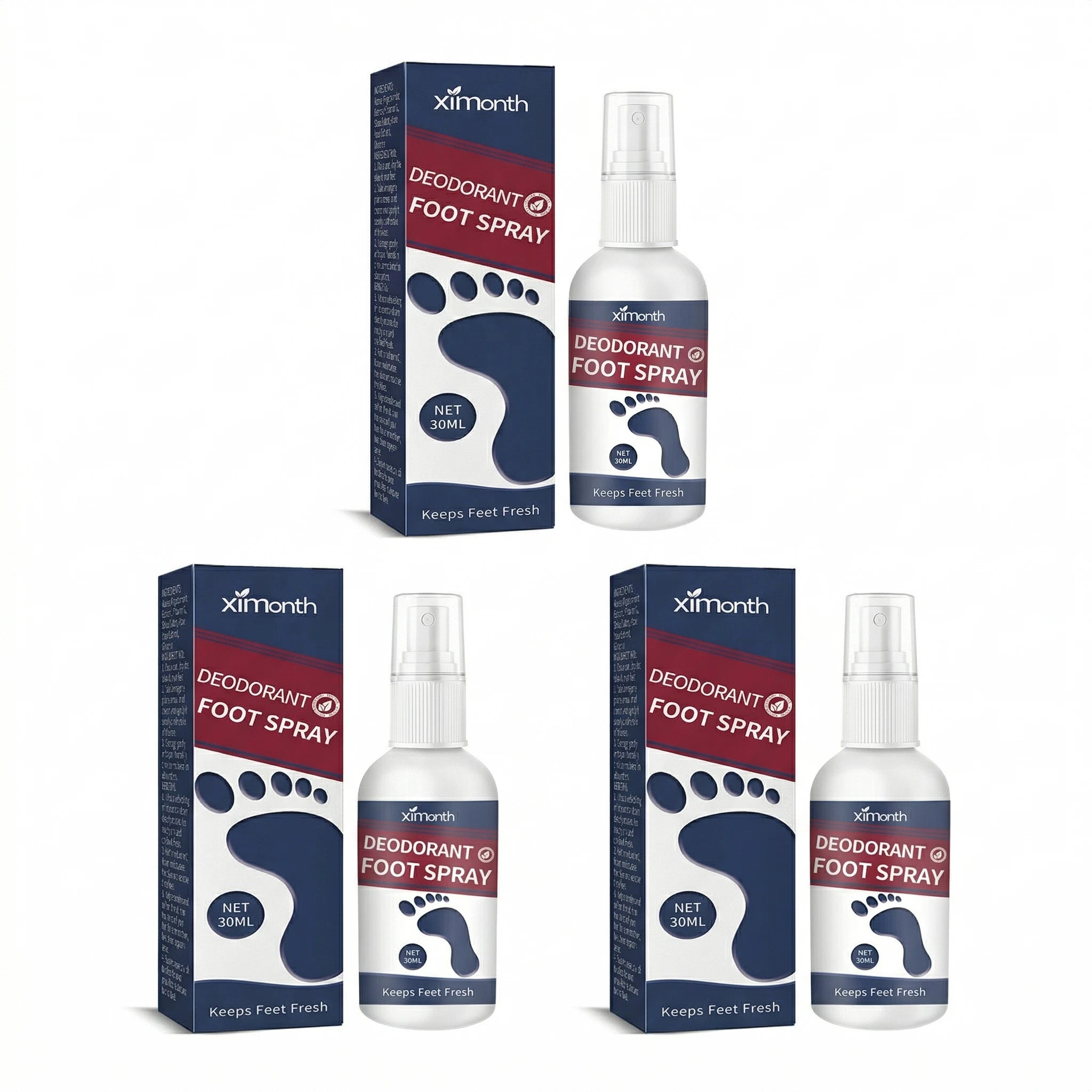 Refreshing Deodorant Foot Spray for Odor Removal and Hydration - 11