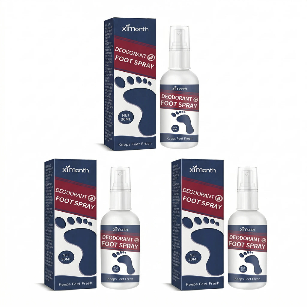 Refreshing Deodorant Foot Spray for Odor Removal and Hydration