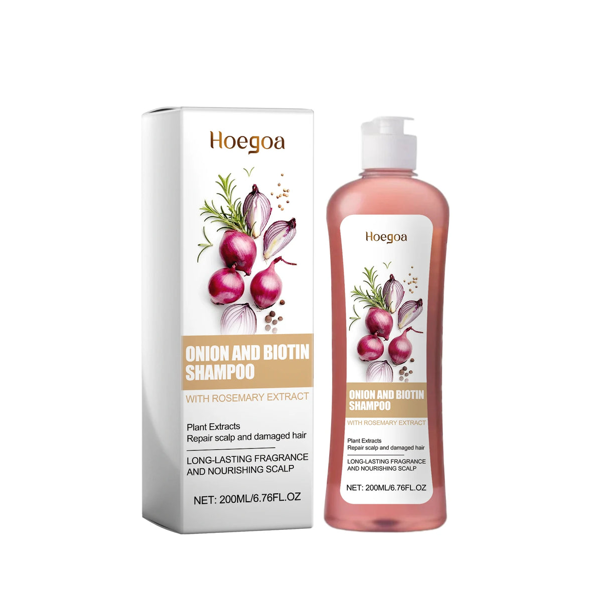 Onion and Biotin Repair Shampoo for Damaged Hair