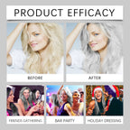 Permanent Silver Gray Hair Coloring Cream