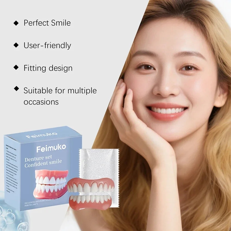 Temporary Cosmetic Denture Set for Instant Smile Restoration - 11