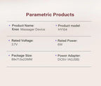 3-in-1 Cordless Vibration Knee and Joint Massager