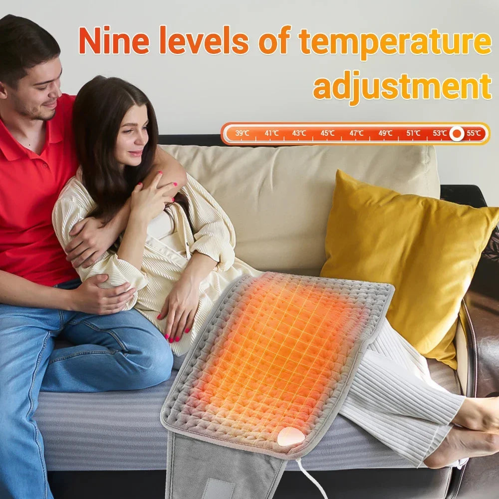 Electric Heating Pad with Adjustable Temperature and Timer - 3