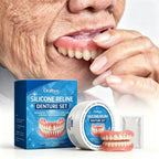 Temporary Silicone Smile Veneers for Upper and Lower Teeth