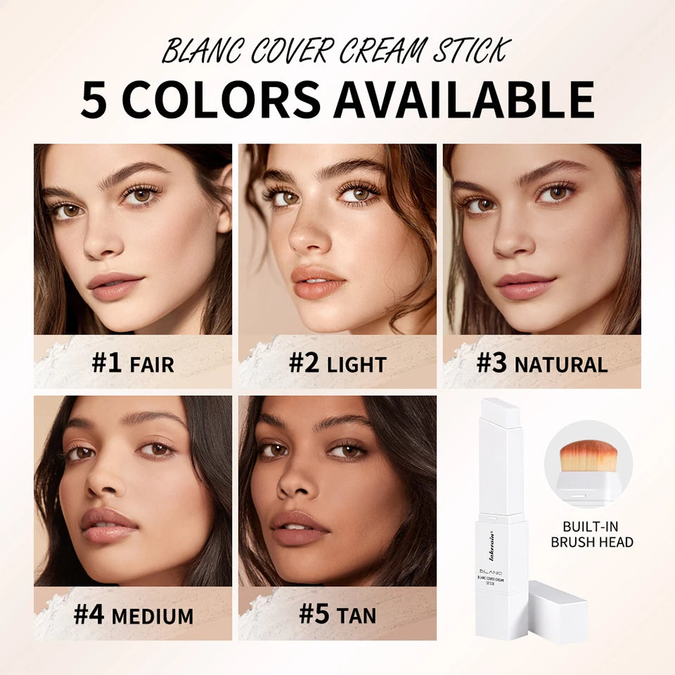 Color-Changing Foundation Stick with Detachable Blending Brush - 8