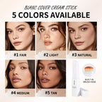 Color-Changing Foundation Stick with Detachable Blending Brush
