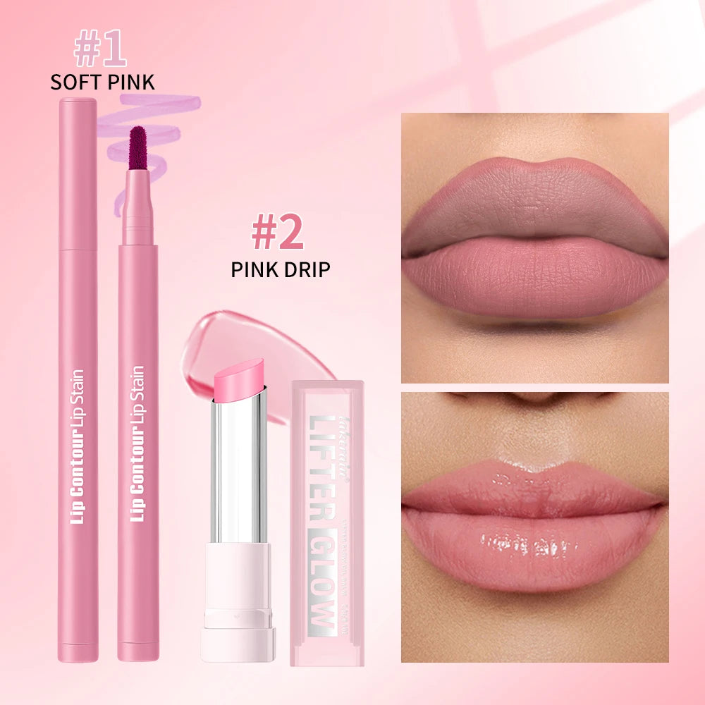 Hydrating Lip Liner and Glow Balm Makeup Kit