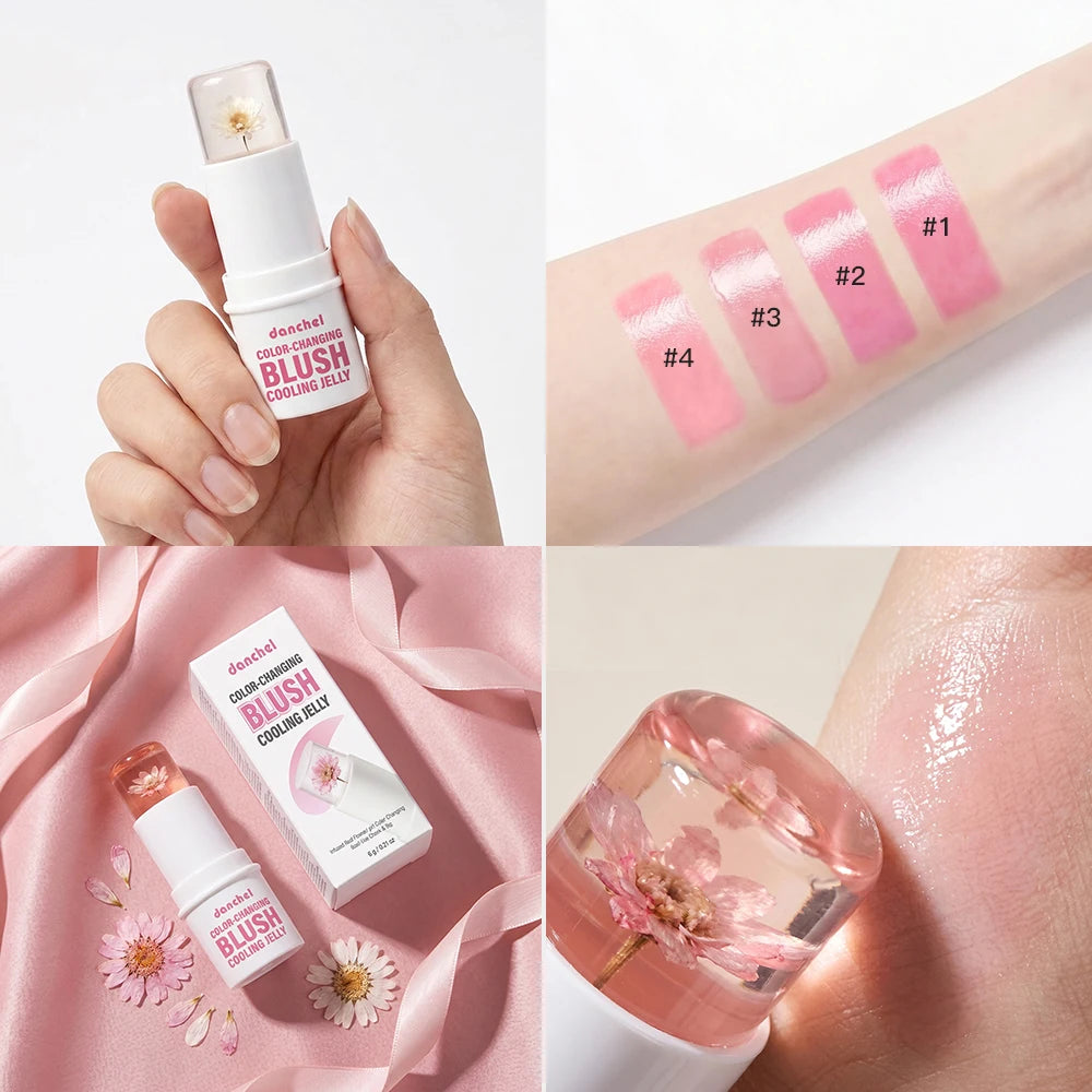 pH Adaptive Color-Changing Jelly Blush for Lips, Cheeks and Eyes