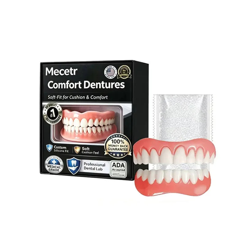 Adjustable Instant Smile Comfort Dentures for Adults