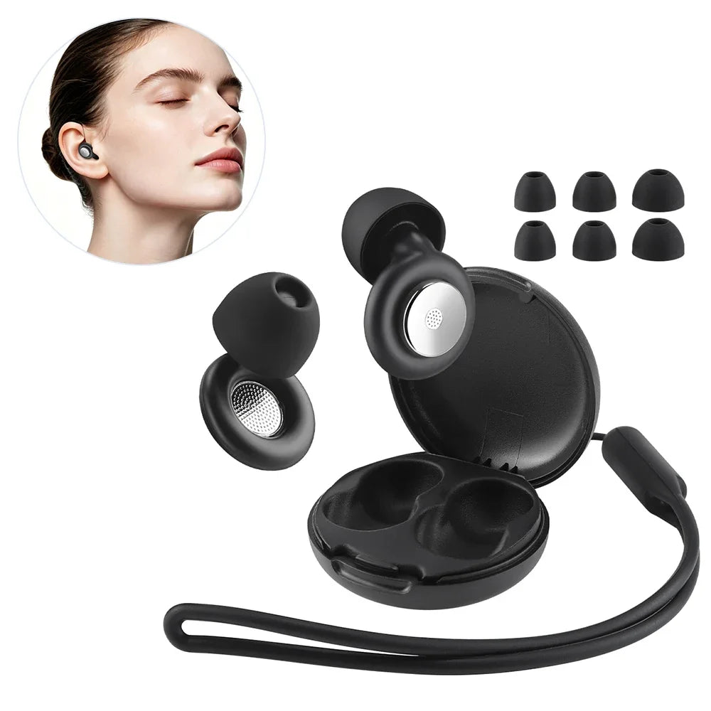 Reusable Noise-Canceling Sleep Earplugs with Storage Case