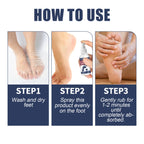 Refreshing Deodorant Foot Spray for Odor Removal and Hydration