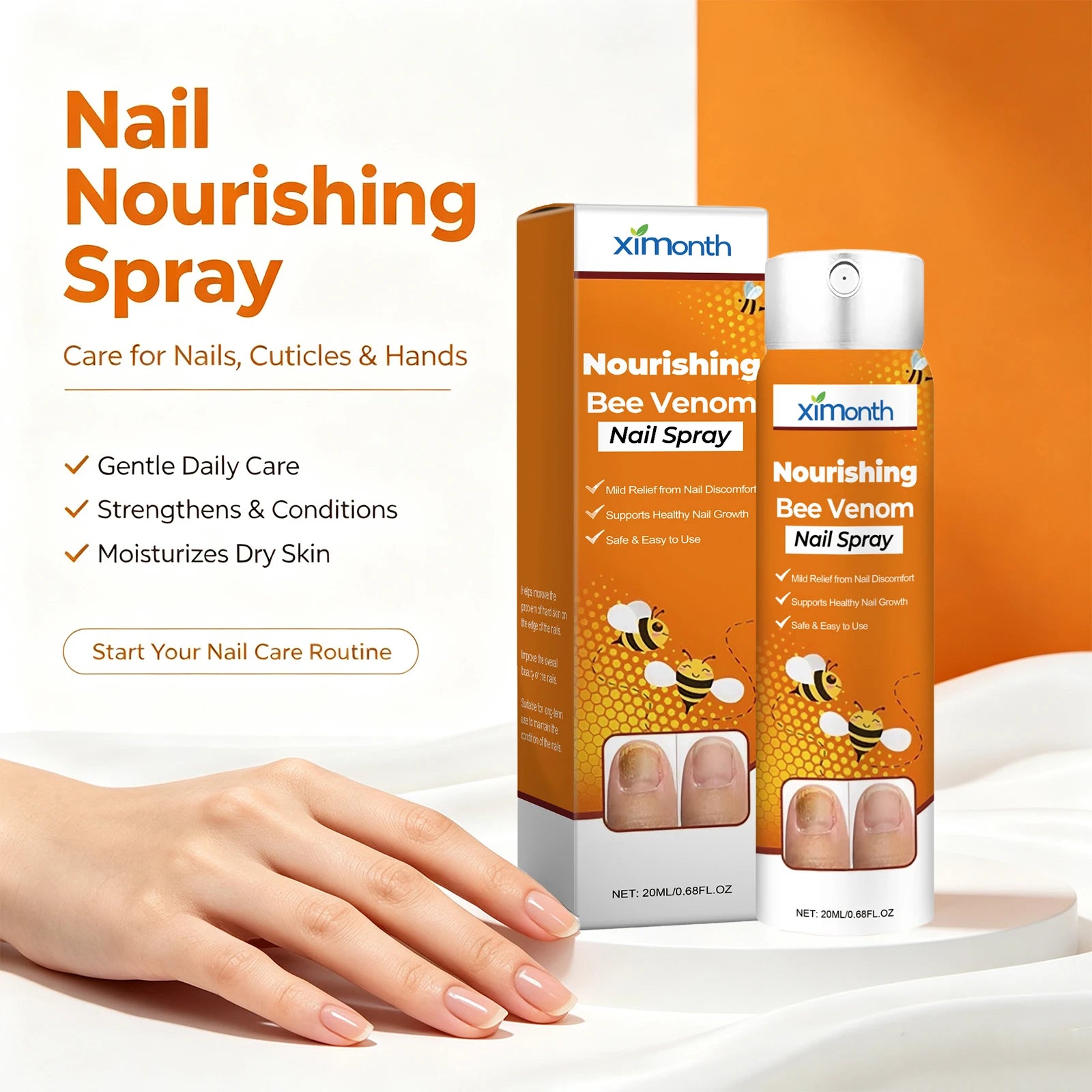 Bee Venom Nourishing Spray for Stronger and Healthier Nails - 4