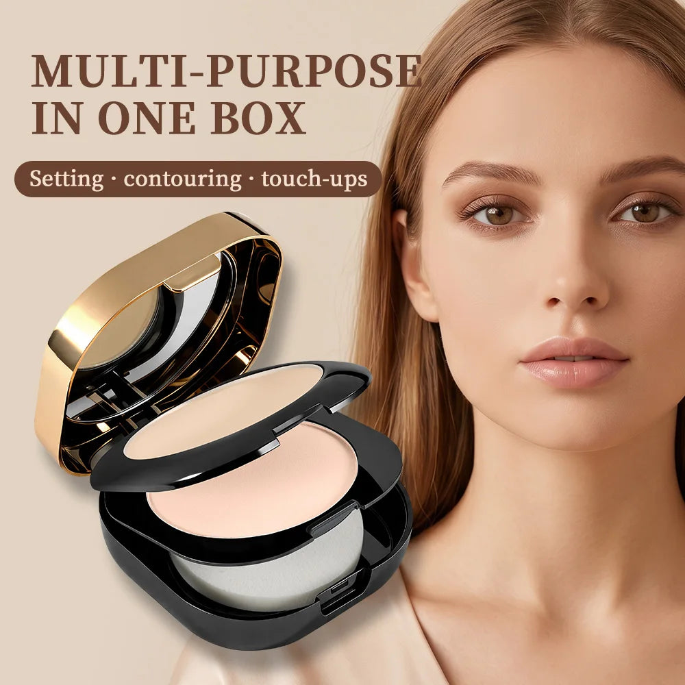Double Layer Matte Setting Powder for Long-Lasting Oil Control