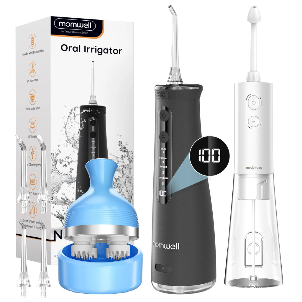 Water Flosser and Scalp Massager Combo Set