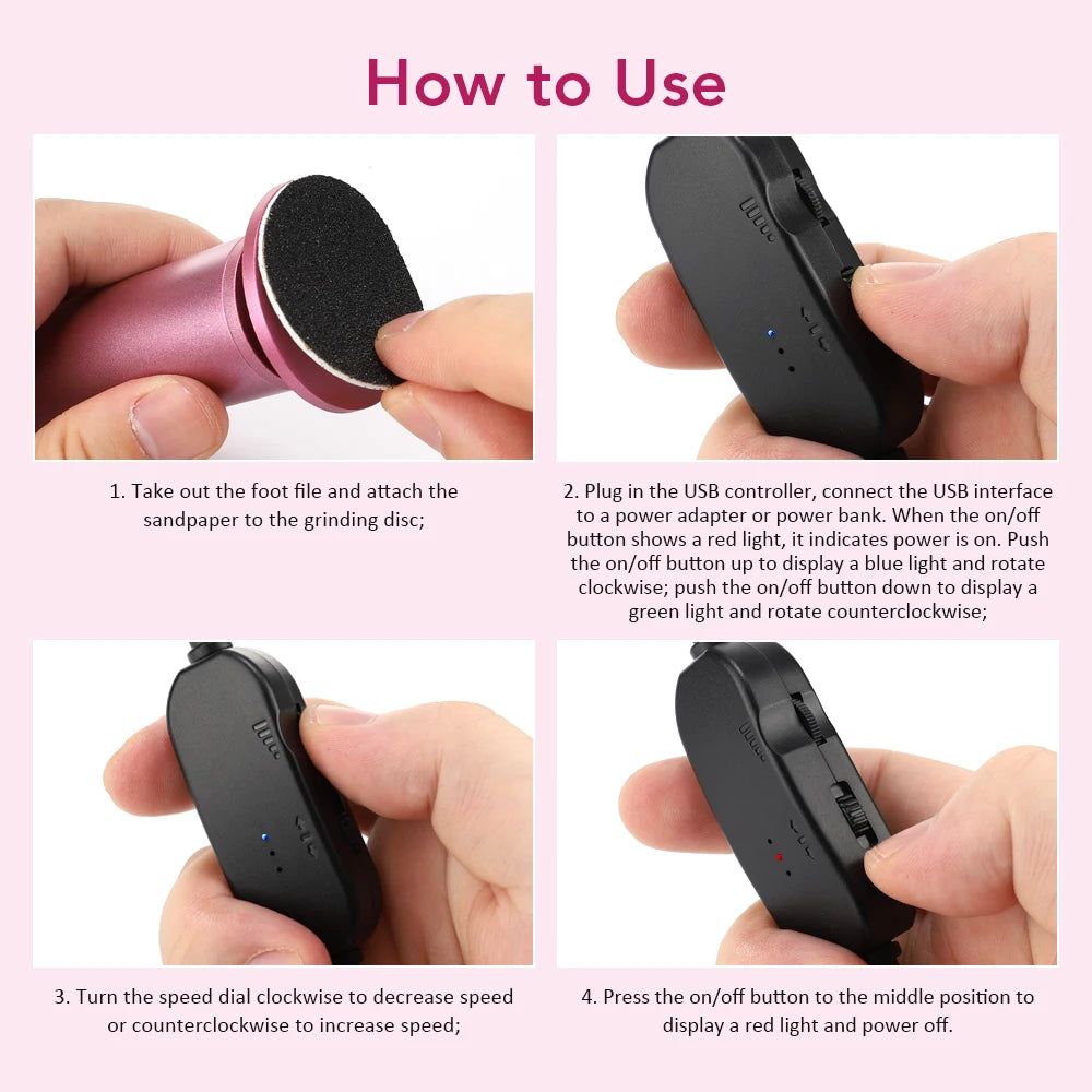 Electric Callus Remover for Smooth Heels - 12
