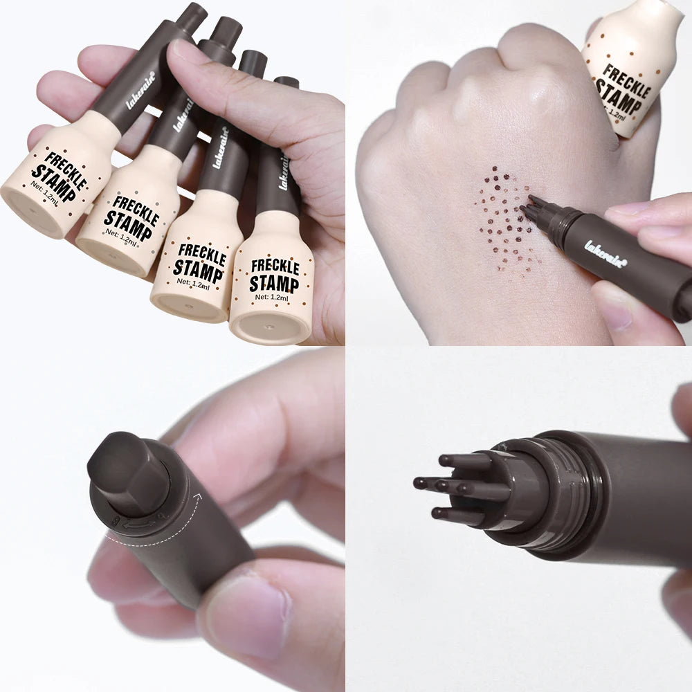Waterproof Natural Looking Freckle Stamp Makeup Pen - 5