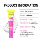 Long-Lasting Brow Lamination Styling Glue with Precision Comb