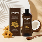 Coconut Oil Dark Tanning Body Oil for Deep Bronze Glow
